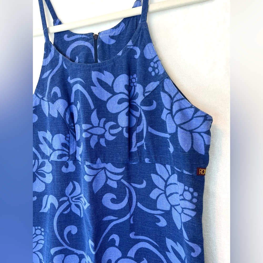 90’s Roxy Hawaiian Flower Print Dress - Picture 5 of 11